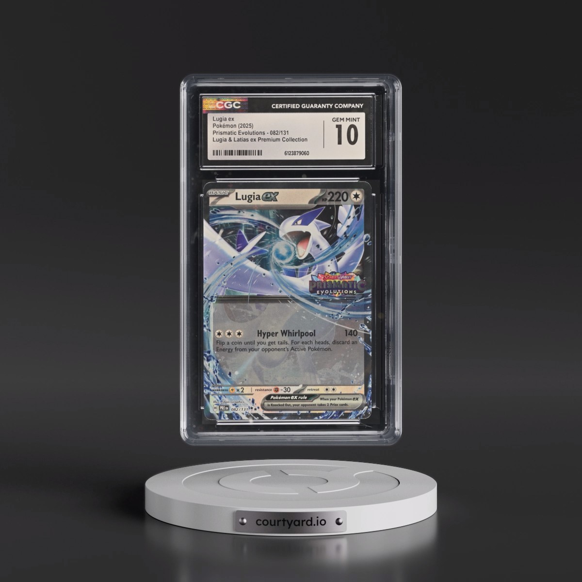 2024 Prismatic Evolutions - PRE EN Lugia ex - Lugia & Latias ex Premium Collection (PRE Set Stamp) (Holo) #082/131 CGC 10