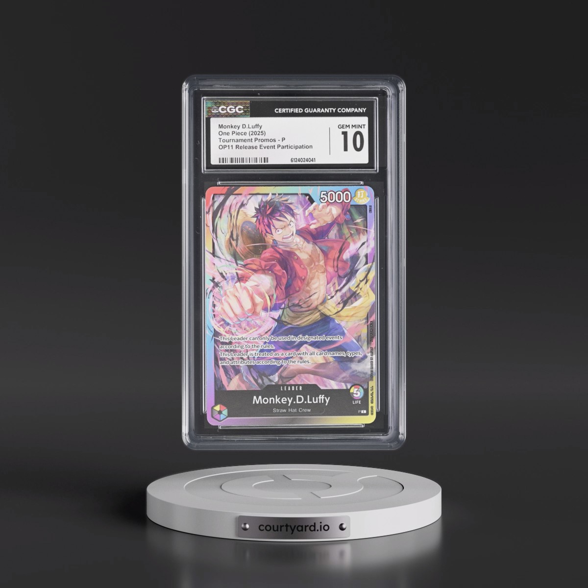 2022 Tournament Promos - English Monkey D. Luffy #P CGC 10