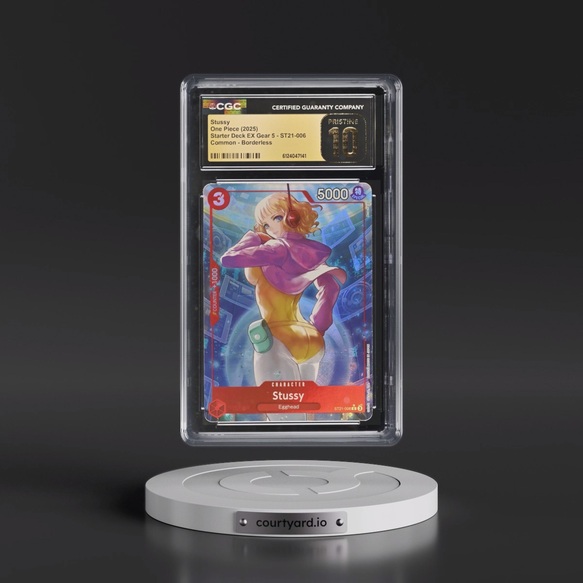2021 Starter Deck EX Gear 5 (ST21) - English #ST21-006 Stussy - Borderless (CGC 10 PRISTINE)