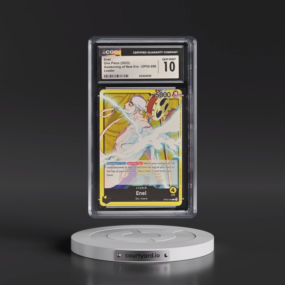 2023 Awakening of the New Era (OP05) - English #OP05-098 Enel (CGC 10 GEM MINT)