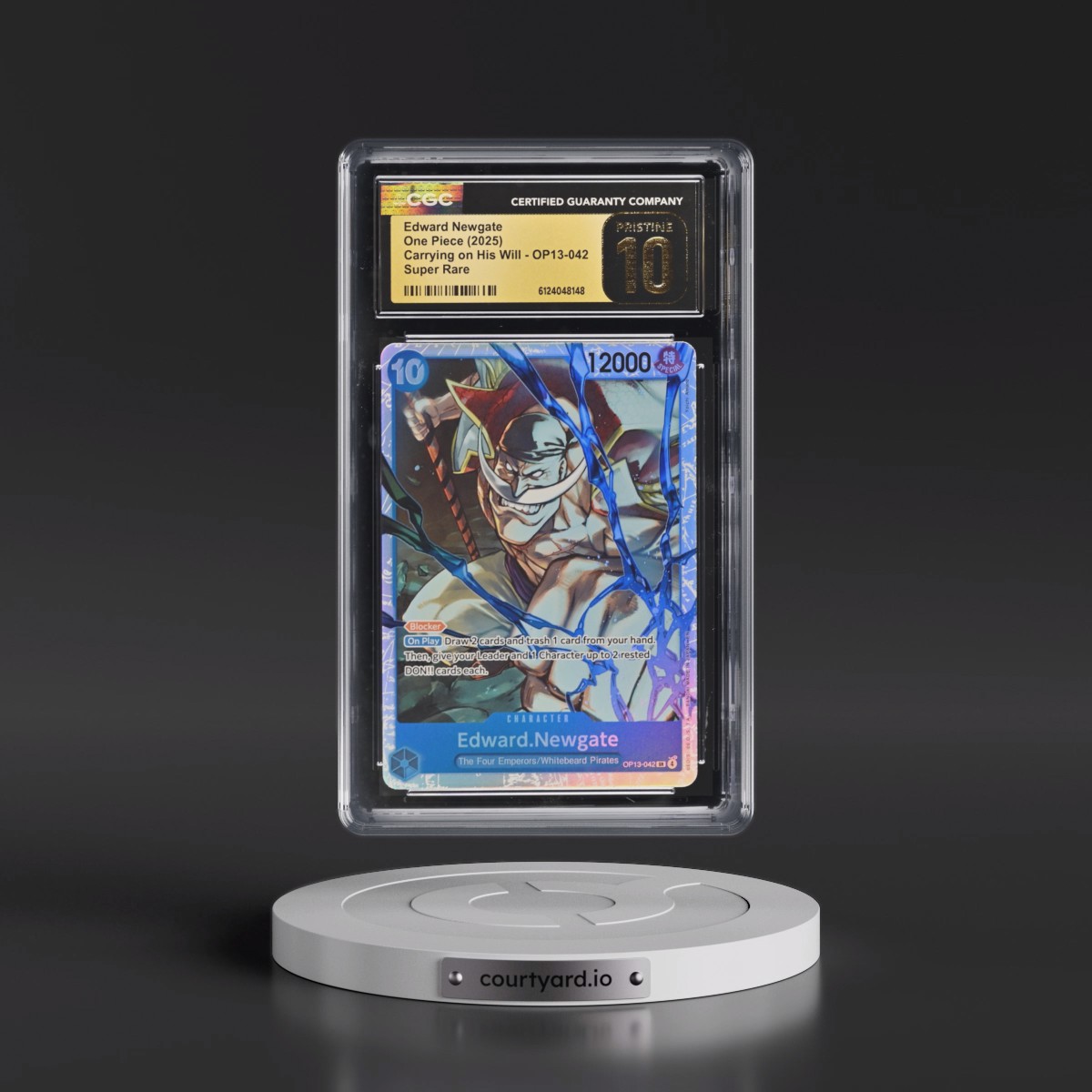 2025 Carrying on His Will (OP13) - English #OP13-042 Edward Newgate (CGC 10 PRISTINE)