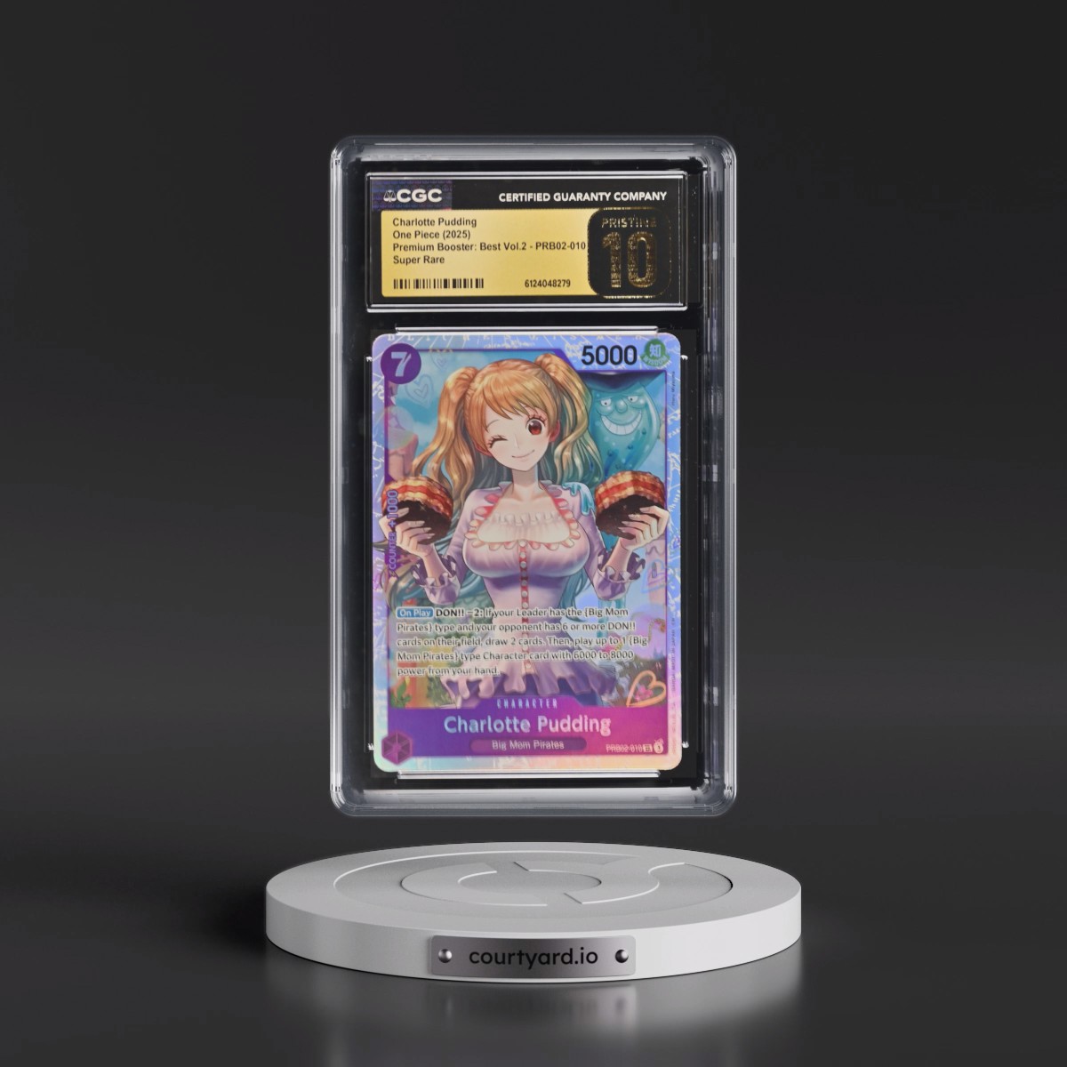 2025 Premium Booster: The Best Vol.2 (PRB-02) - English #PRB02-010 Charlotte Pudding (CGC 10 PRISTINE)