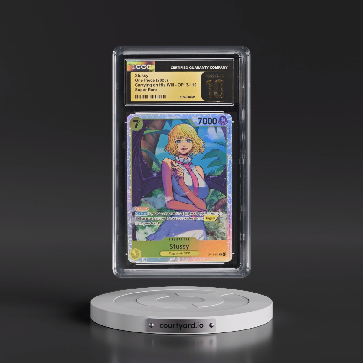 2025 Carrying on His Will (OP13) - English #OP13-110 Stussy (CGC 10 PRISTINE)