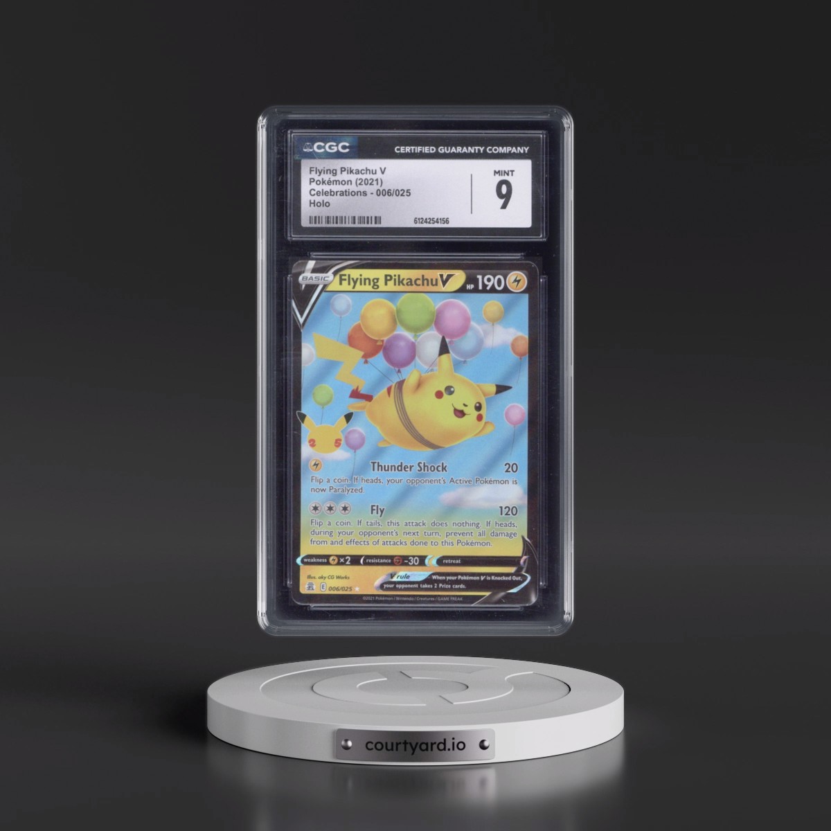 2021 Celebrations #006/025 Flying Pikachu V - Holo (CGC 9 MINT)