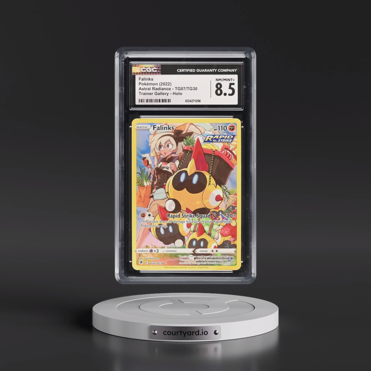 Astral Radiance #TG07/TG30 Falinks - Trainer Gallery Holo (CGC 8.5 NM-MT+)