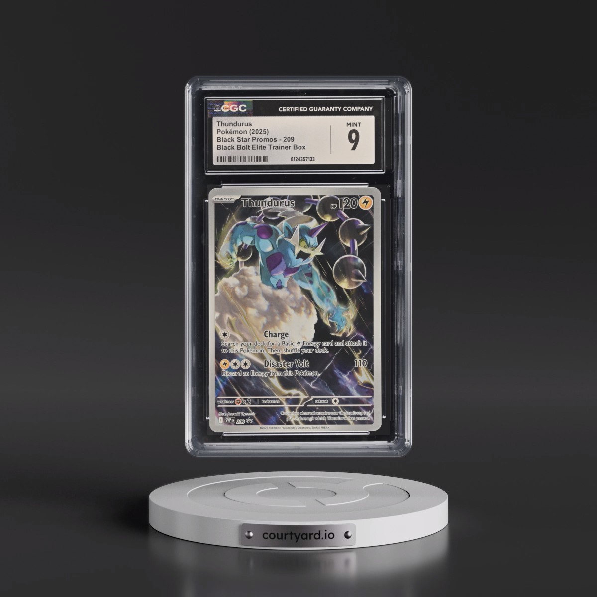 2023 Black Star Promos - Scarlet & Violet SVP EN #209 Thundurus - Black Bolt Elite Trainer Box (Holo) (CGC 9 MINT)