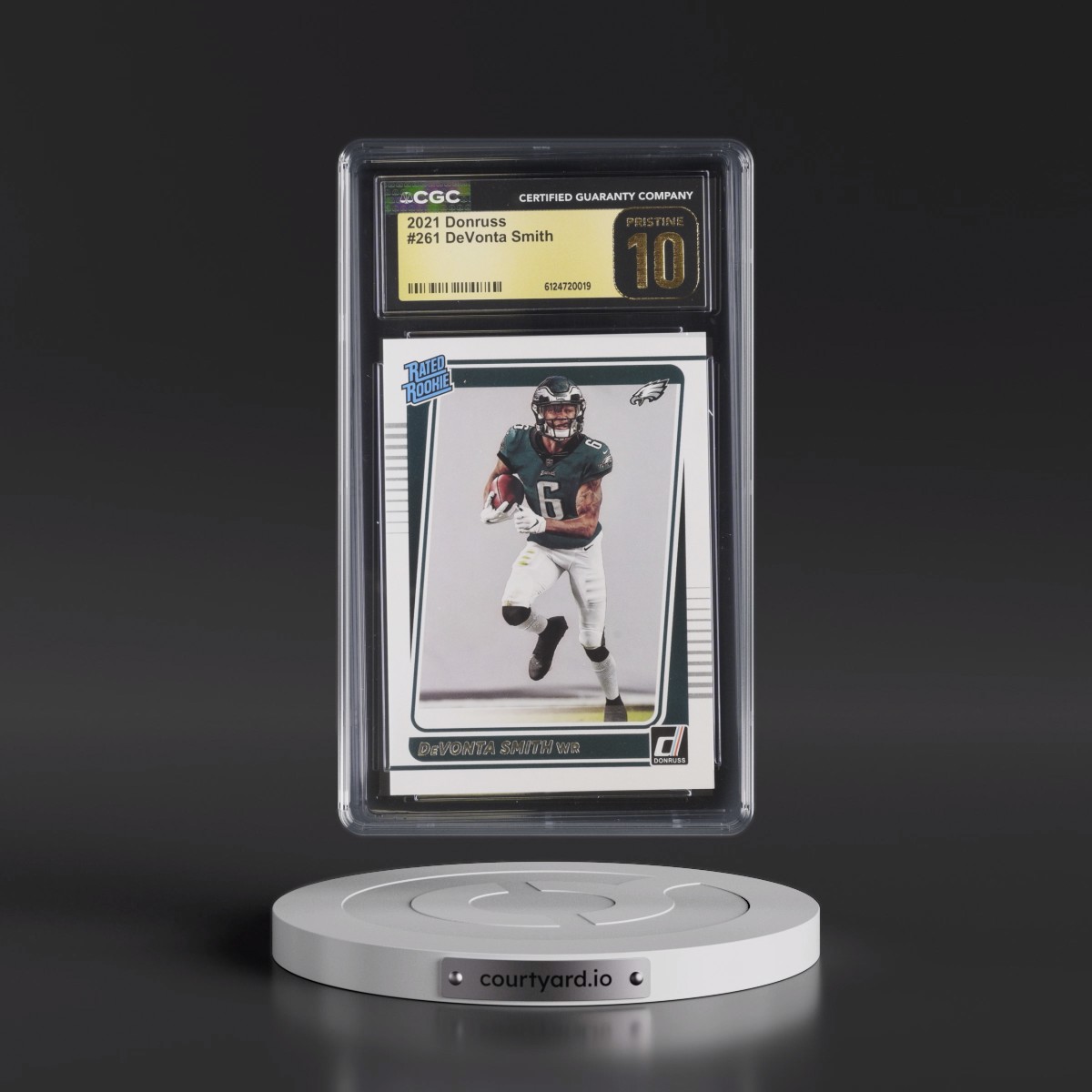 2021 Panini Donruss #261 DeVonta Smith (CGC 10 PRISTINE)