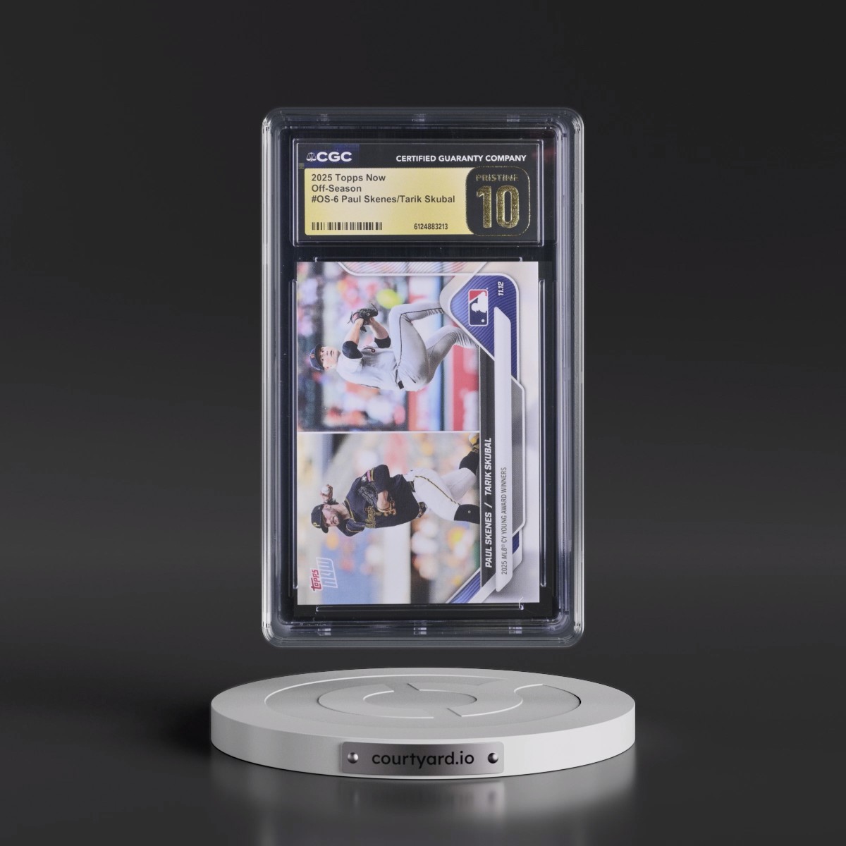 2025 Topps Now Offseason Paul Skenes/Tarik Skubal #OS-6 CGC 10