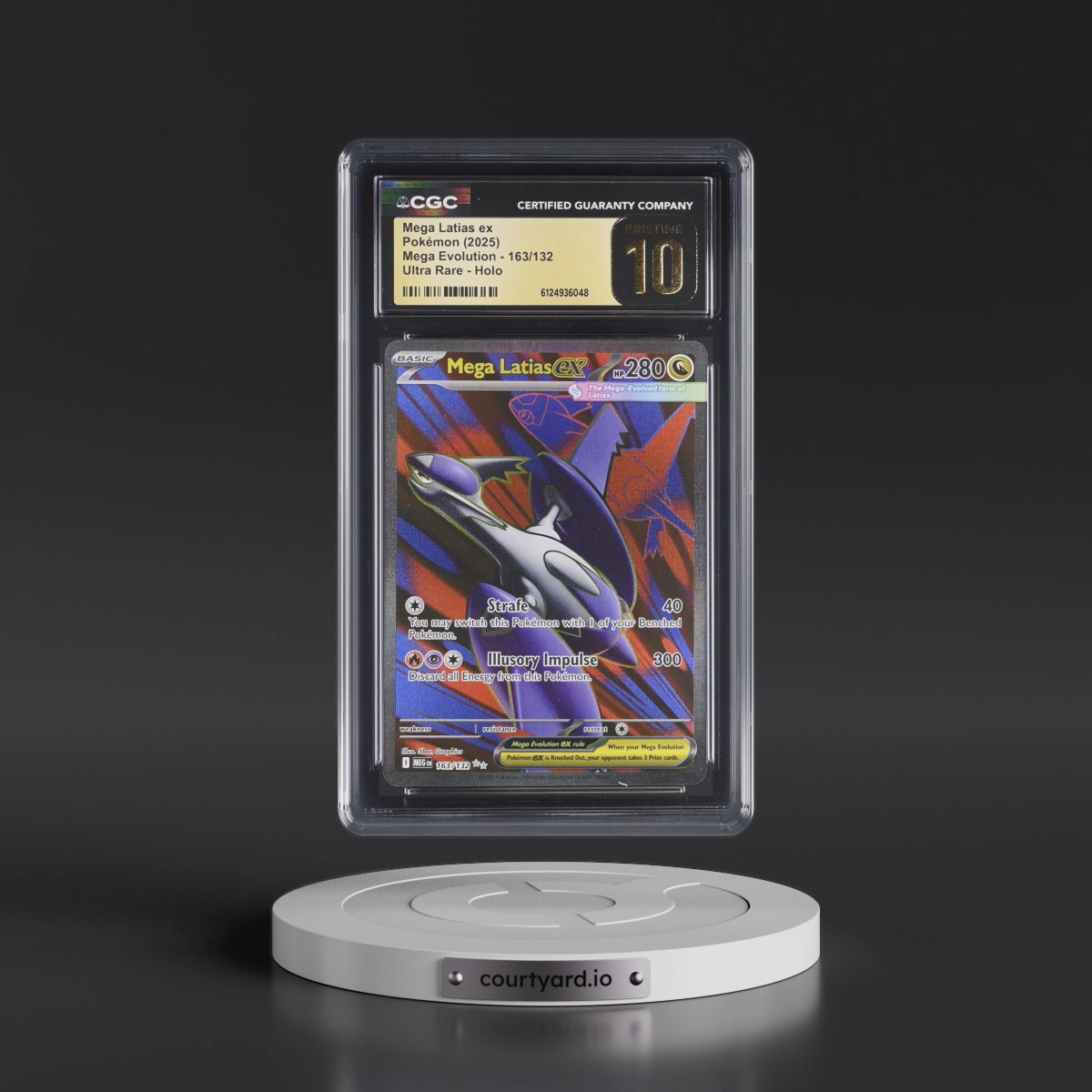 2025 Pokémon Meg EN-Mega Evolution #163 Mega Latias EX - Holo Ultra Rare (CGC 10 PRISTINE)