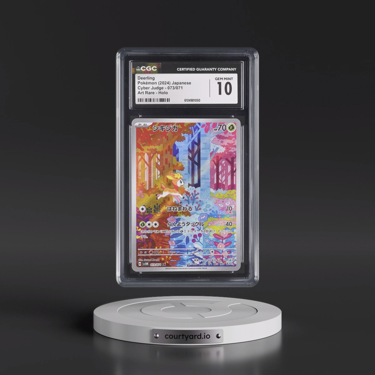 2024 Cyber Judge #073/071 Deerling - Art Rare Holo (CGC 10 GEM MINT)