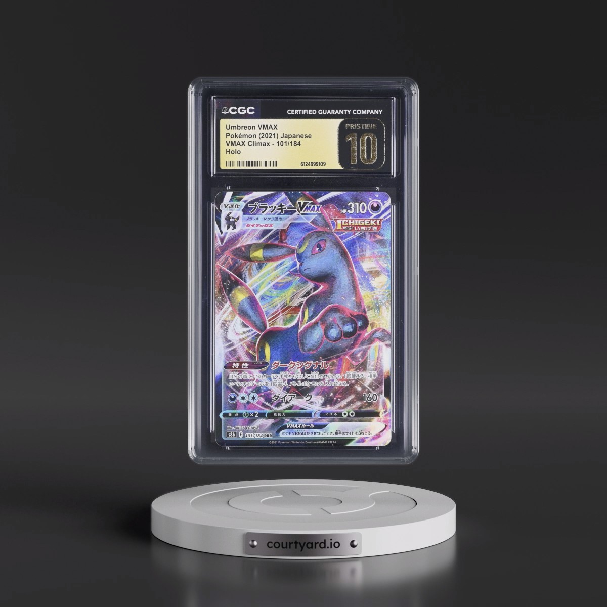 2021 VMAX Climax #101/184 Umbreon VMAX - Holo (CGC 10 PRISTINE)