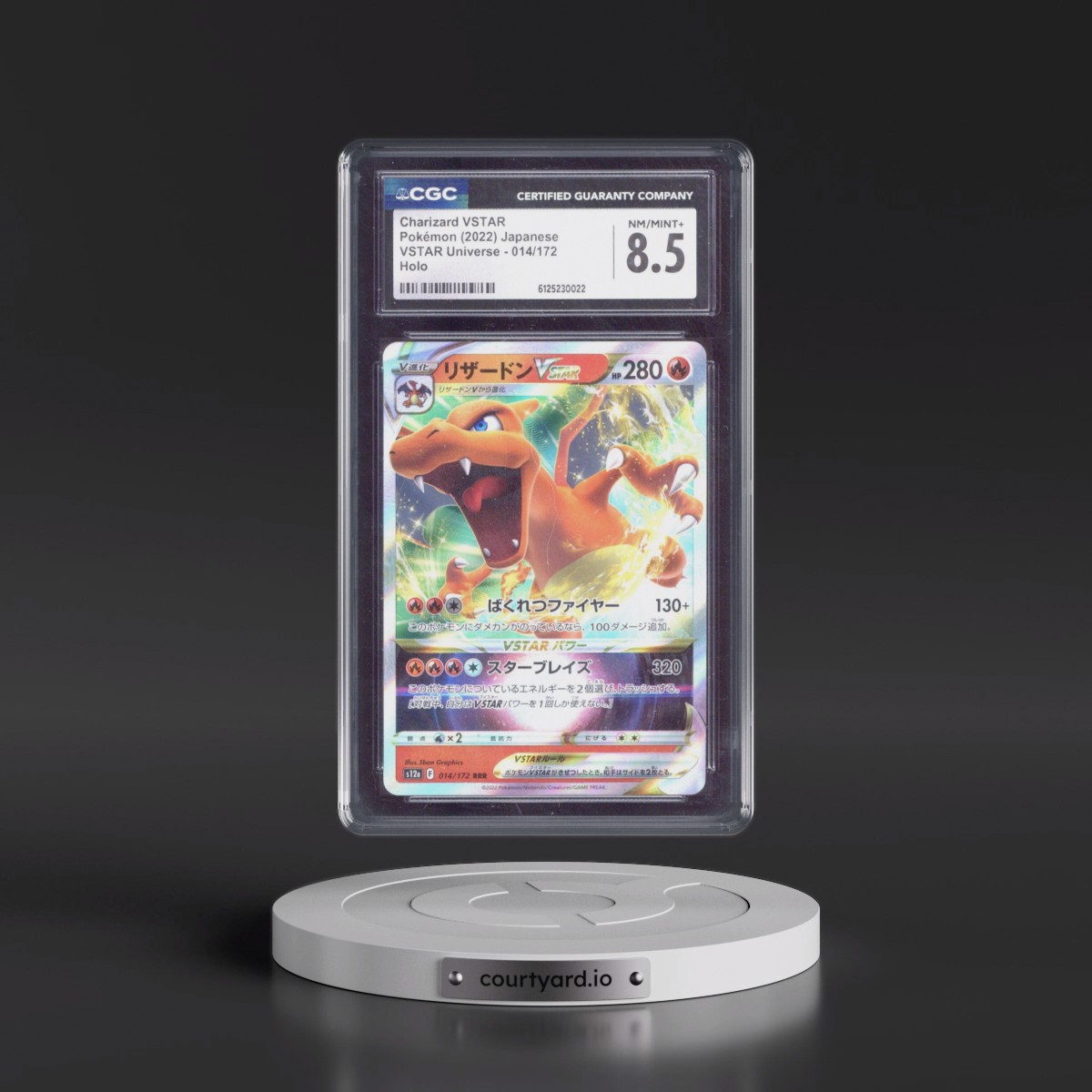 2022 VSTAR Universe #014/172 Charizard VSTAR - Holo (CGC 8.5 NM-MT+)
