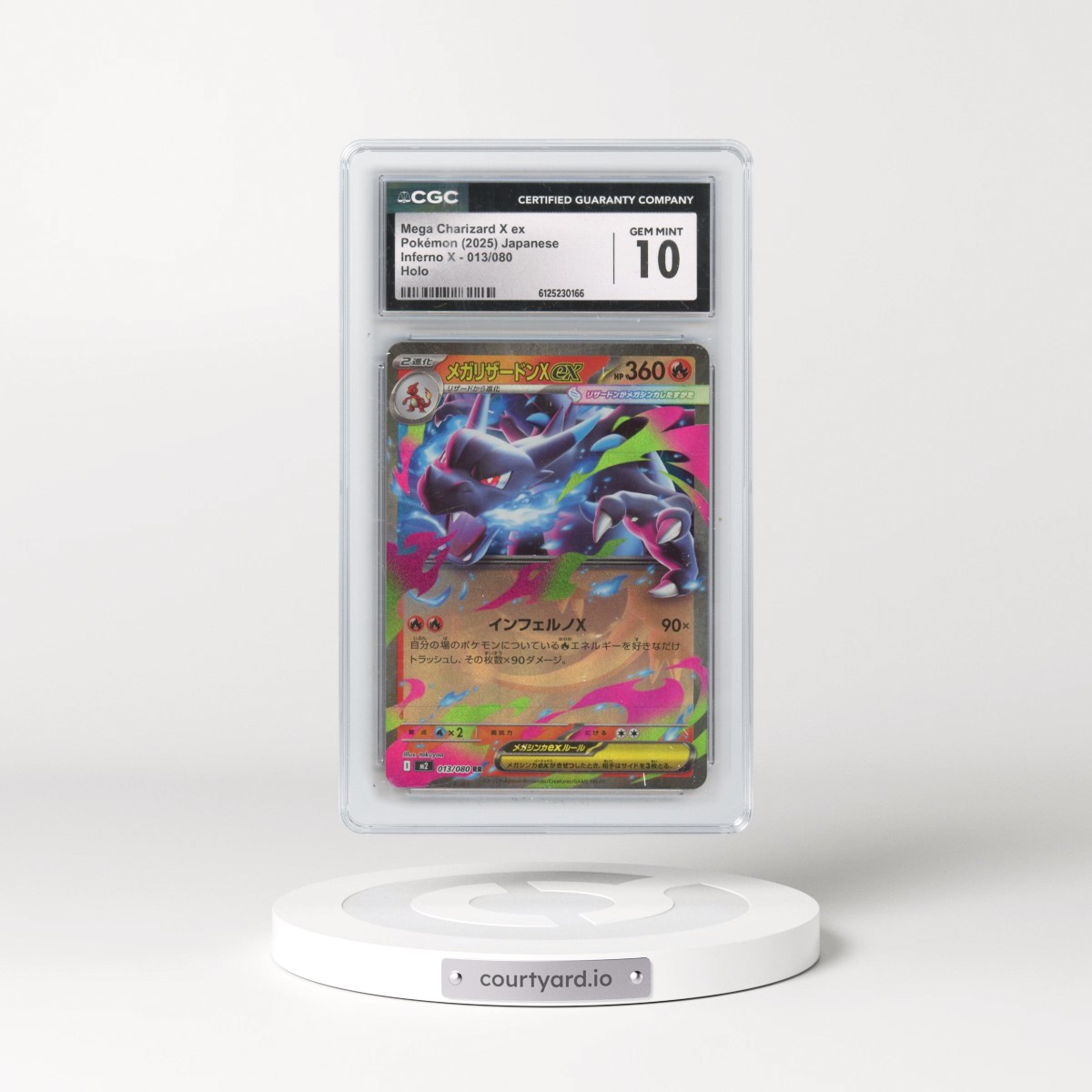 2025 Pokémon M2-Inferno X #013 Mega Charizard X EX - Holo (CGC 10 GEM MINT)