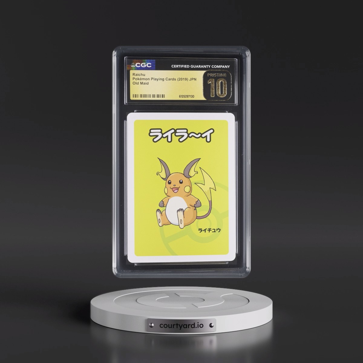 2019 Old Maid (Red Back) Raichu CGC 10