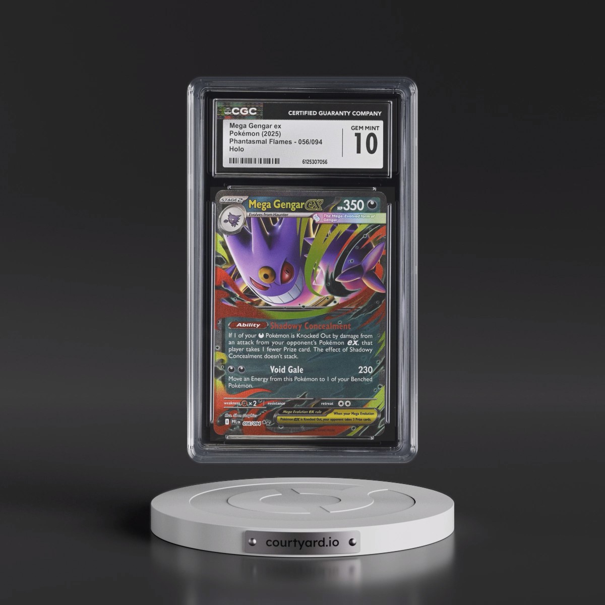 2025 Phantasmal Flames - PFL EN #056/094 Mega Gengar ex - Holo (CGC 10 GEM MINT)