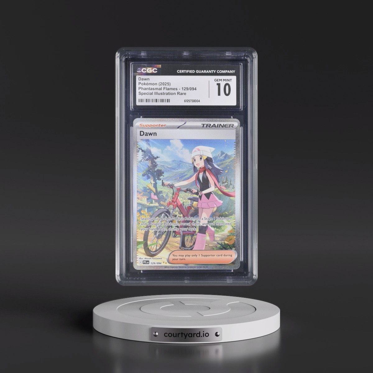 2025 Phantasmal Flames - PFL EN #129/094 Dawn - Special Illustration Rare (Holo) (CGC 10 GEM MINT)