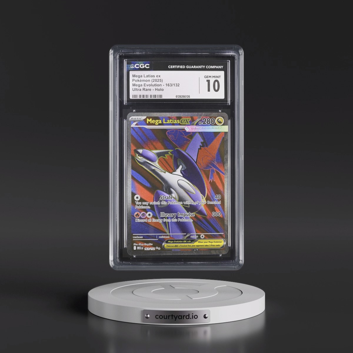 2025 Mega Evolution - MEG EN #163/132 Mega Latias ex - Ultra Rare Holo (CGC 10 GEM MINT)