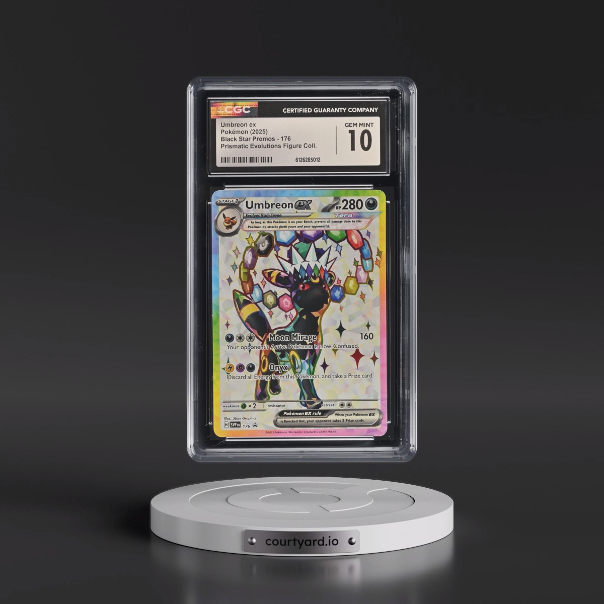 2023 Black Star Promos - Scarlet & Violet SVP EN #176 Umbreon ex - Prismatic Evolutions Premium Figure Collection (Holo) (CGC 10 GEM MINT)