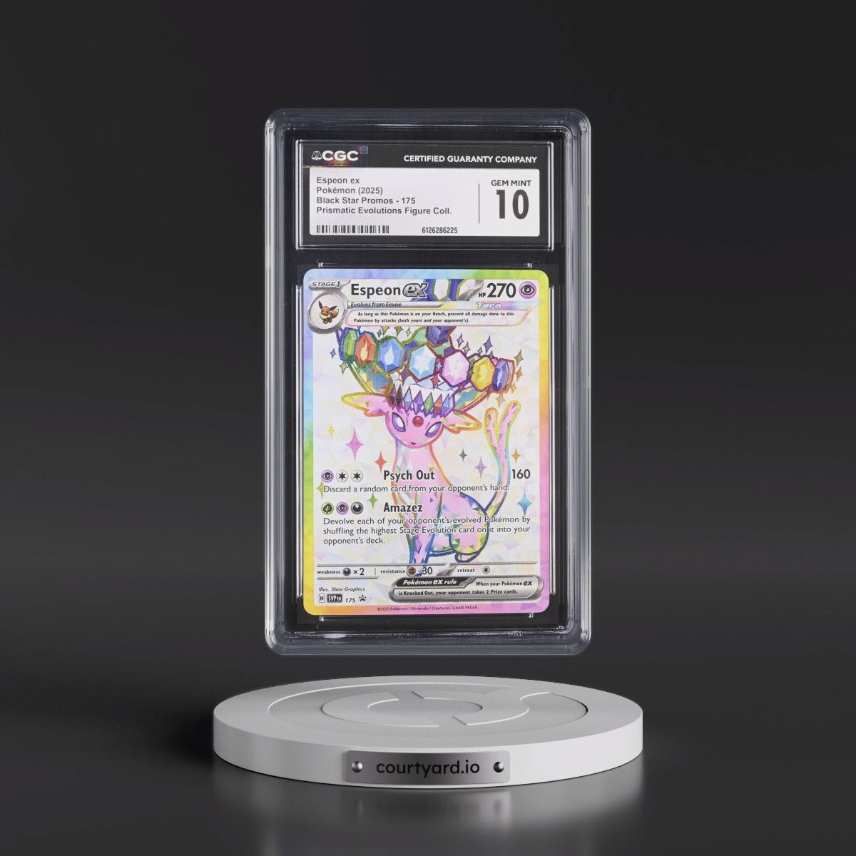 2023 Black Star Promos - Scarlet & Violet SVP EN #175 Espeon ex - Prismatic Evolutions Premium Figure Collection (Holo) (CGC 10 GEM MINT)