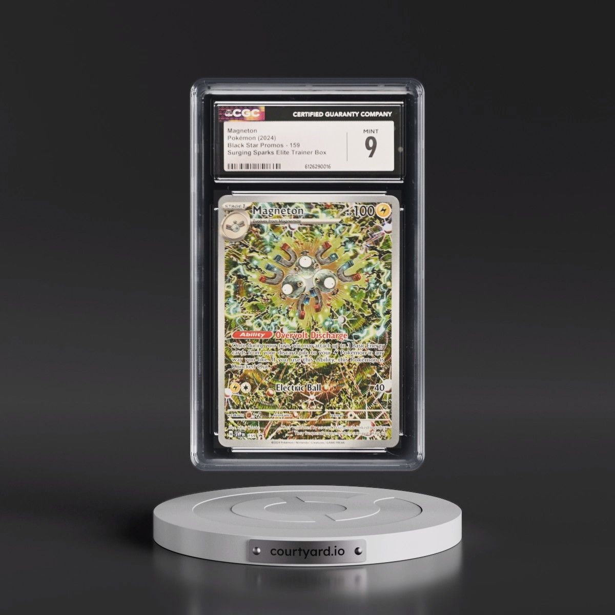2023 Black Star Promos - Scarlet & Violet SVP EN #159 Magneton - Surging Sparks Elite Trainer Box (Holo) (CGC 9 MINT)