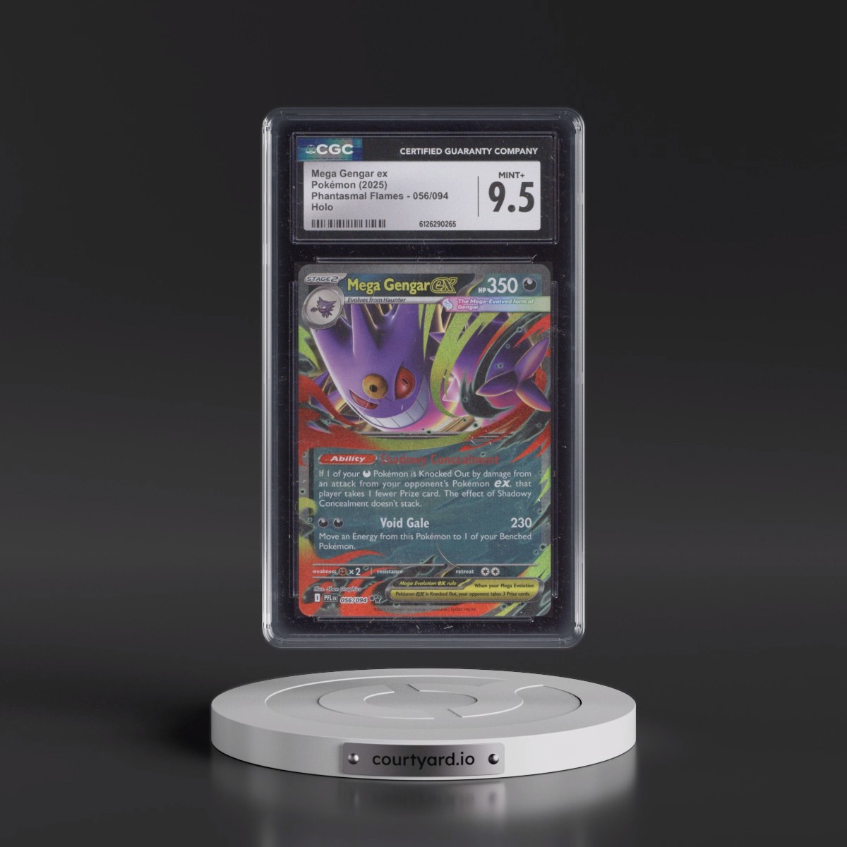 2025 Phantasmal Flames - PFL EN #056/094 Mega Gengar ex - Holo (CGC 9.5 MINT+)