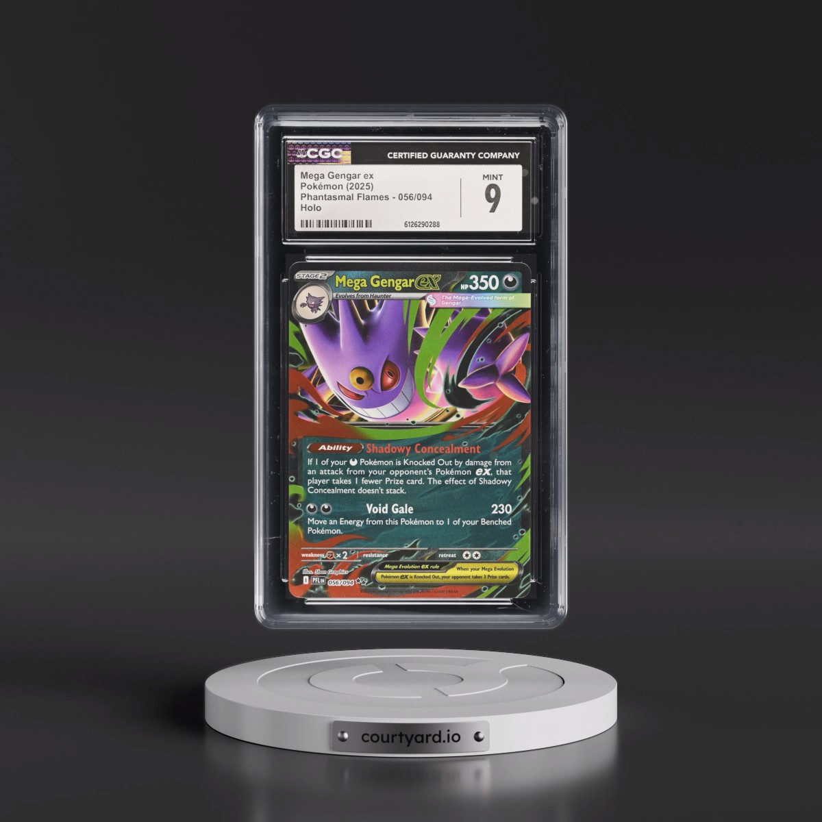 2025 Phantasmal Flames - PFL EN #056/094 Mega Gengar ex - Holo (CGC 9 MINT)