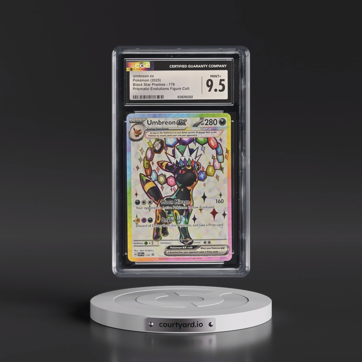 2023 Black Star Promos - Scarlet & Violet SVP EN #176 Umbreon ex - Prismatic Evolutions Premium Figure Collection (Holo) (CGC 9.5 MINT+)