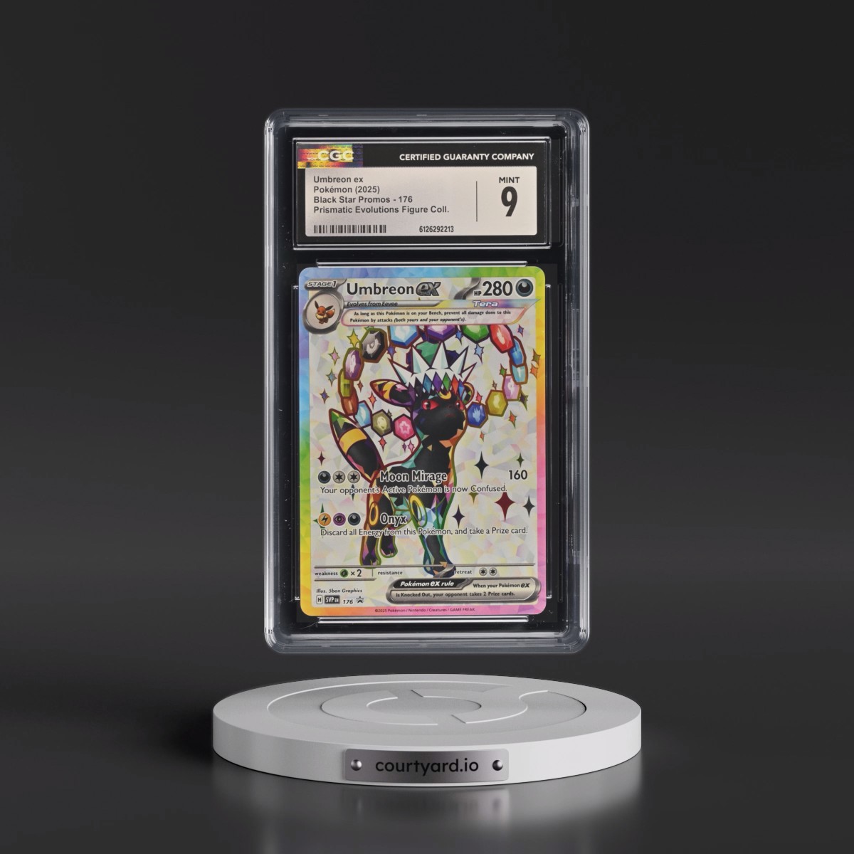 2023 Black Star Promos - Scarlet & Violet SVP EN #176 Umbreon ex - Prismatic Evolutions Premium Figure Collection (Holo) (CGC 9 MINT)