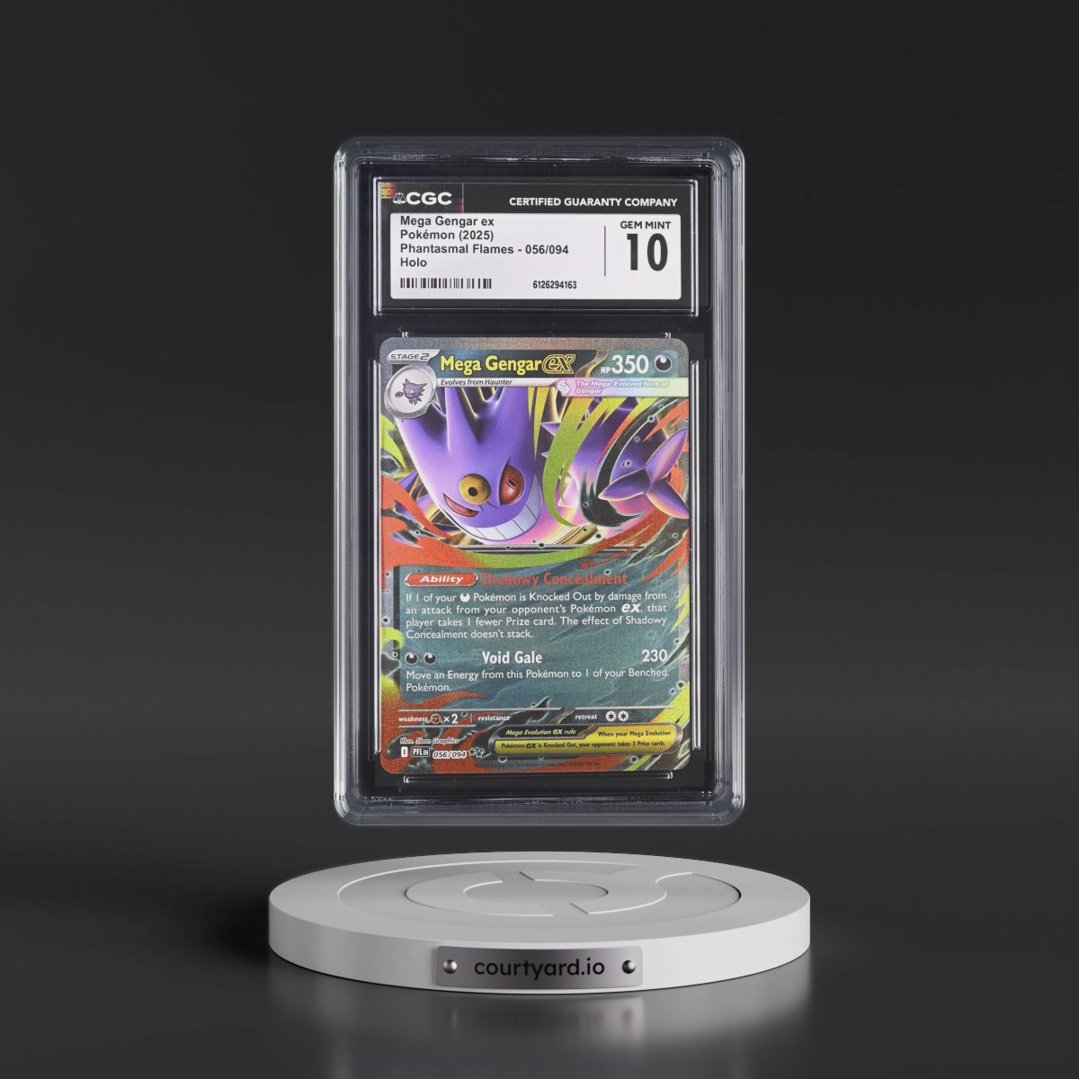 2025 Phantasmal Flames - PFL EN #056/094 Mega Gengar ex - Holo (CGC 10 GEM MINT)