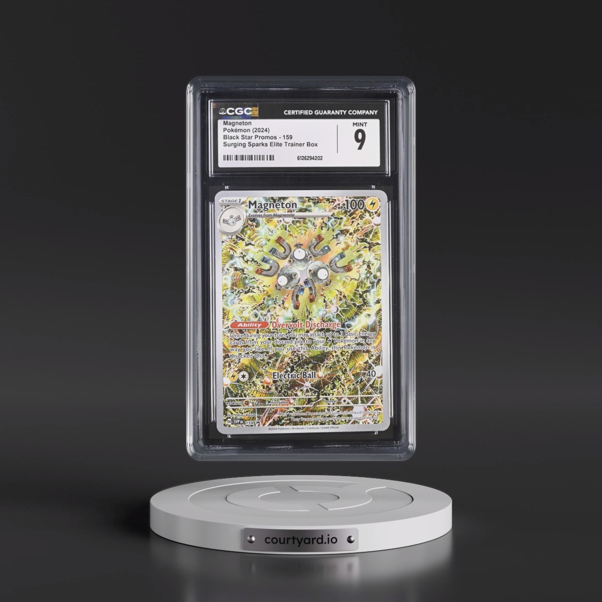 2023 Black Star Promos - Scarlet & Violet SVP EN #159 Magneton - Surging Sparks Elite Trainer Box (Holo) (CGC 9 MINT)