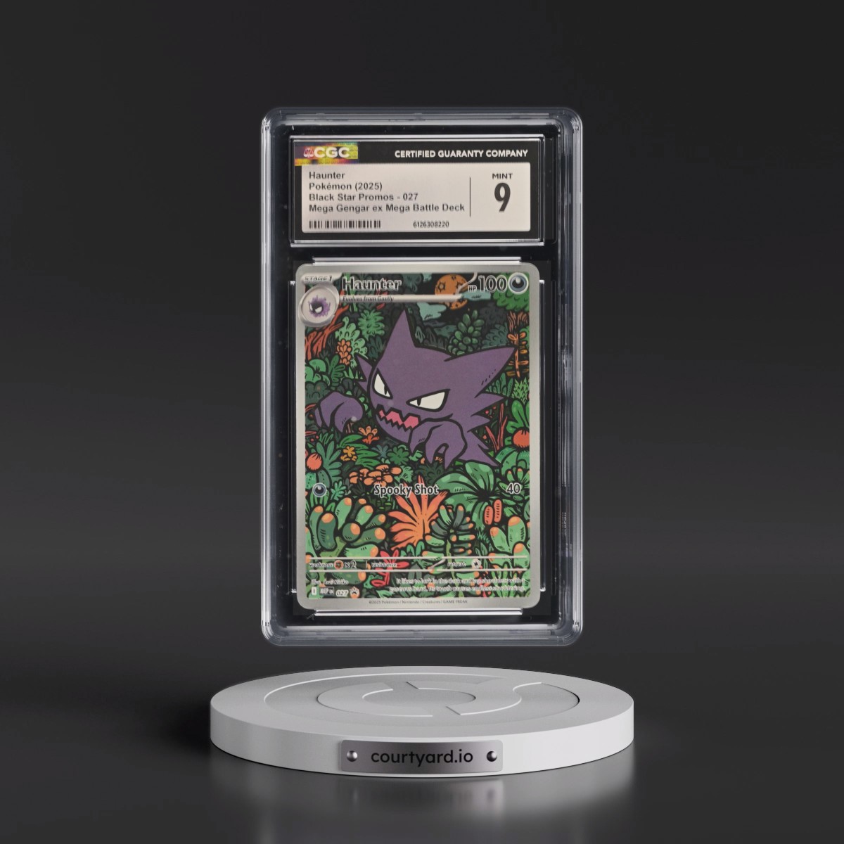 2025 Black Star Promos - Mega Evolution MEP EN #027 Haunter - Mega Gengar ex Mega Battle Deck (Holo) (CGC 9 MINT)