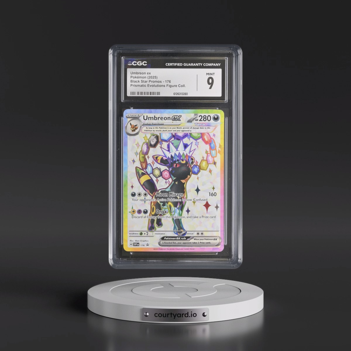 2023 Black Star Promos - Scarlet & Violet SVP EN #176 Umbreon ex - Prismatic Evolutions Premium Figure Collection (Holo) (CGC 9 MINT)