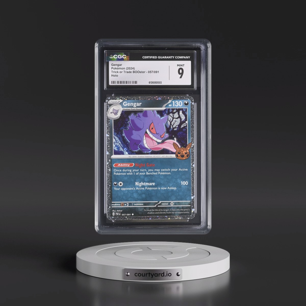 2024 Trick or Trade BOOster (2024) #057/091 Gengar - Holo (CGC 9 MINT)