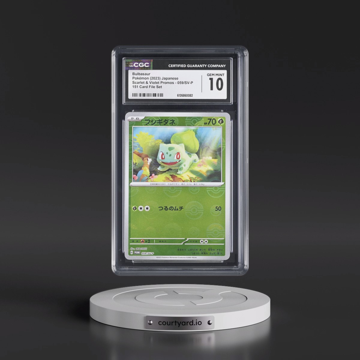 2022 Scarlet & Violet Promos #059/SV-P Bulbasaur - Reverse Holo 151Â Card File Set (Poké Ball ) (CGC 10 GEM MINT)