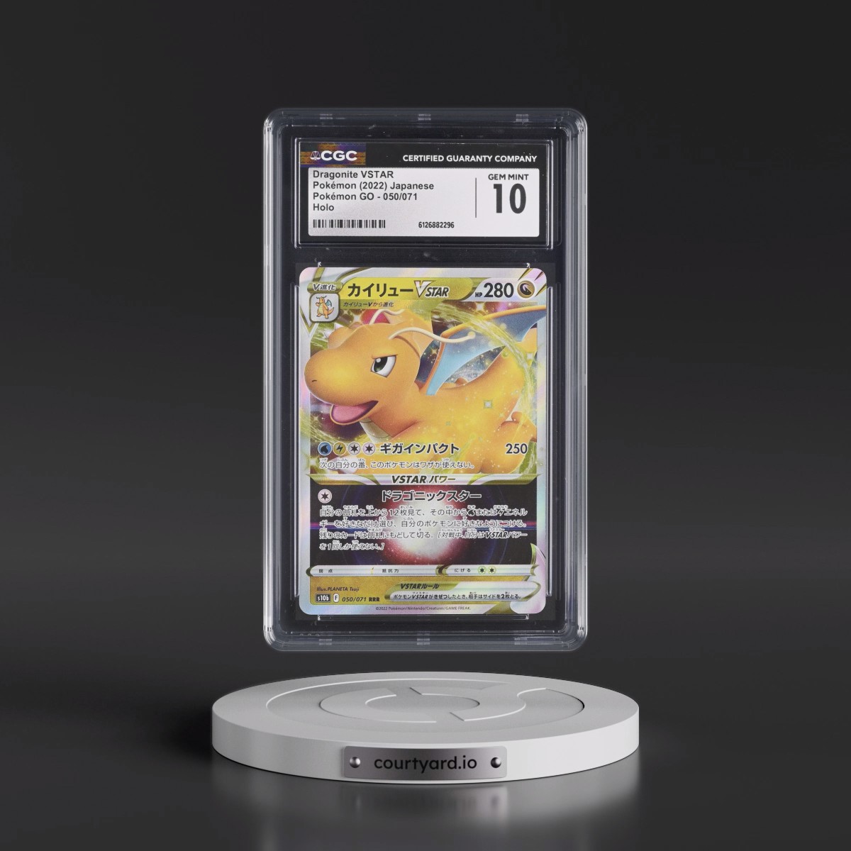 2022 Pokémon GO #050/071 Dragonite VSTAR - Holo (CGC 10 GEM MINT)