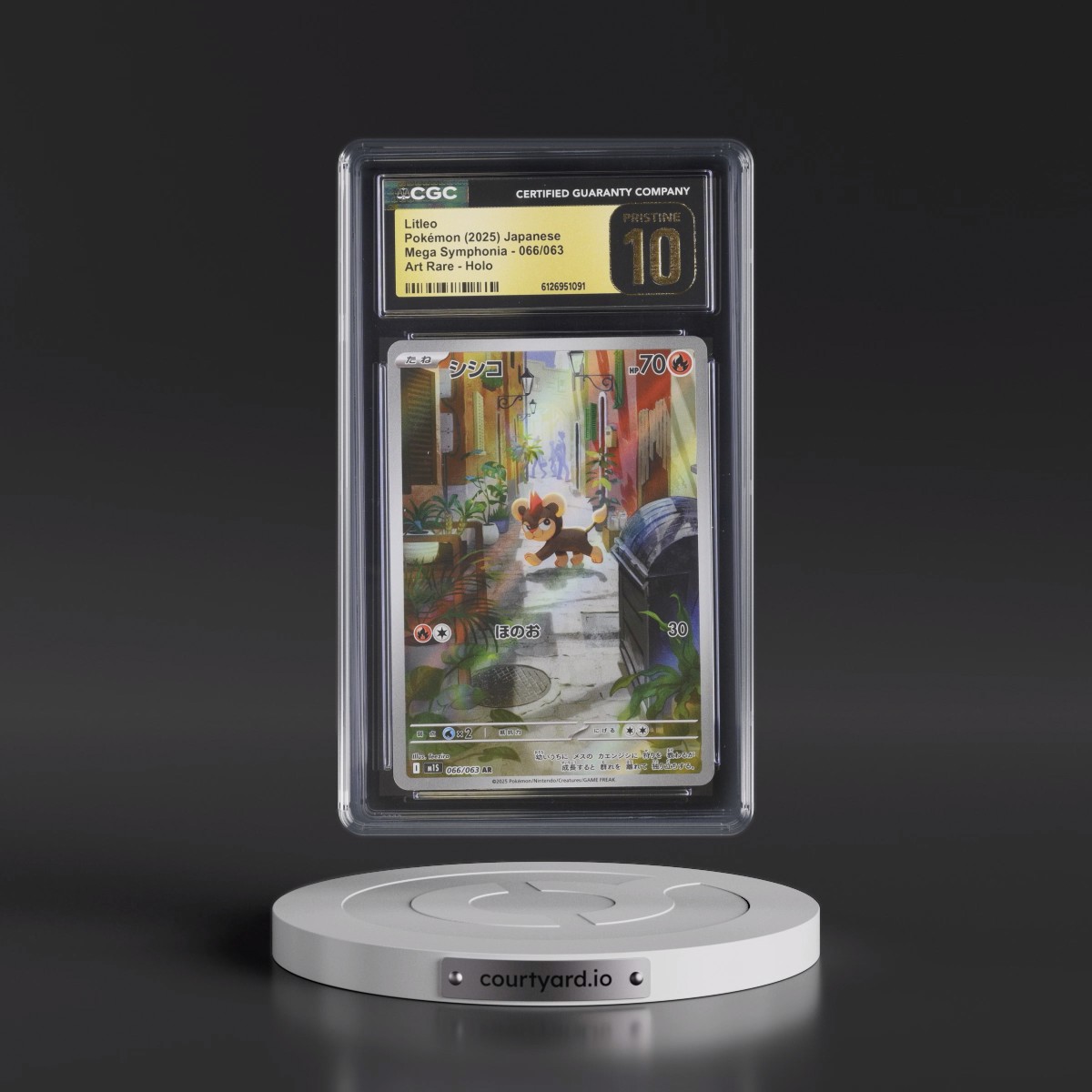2025 Mega Symphonia - M1S #066/063 Litleo - Art Rare Holo (CGC 10 PRISTINE)