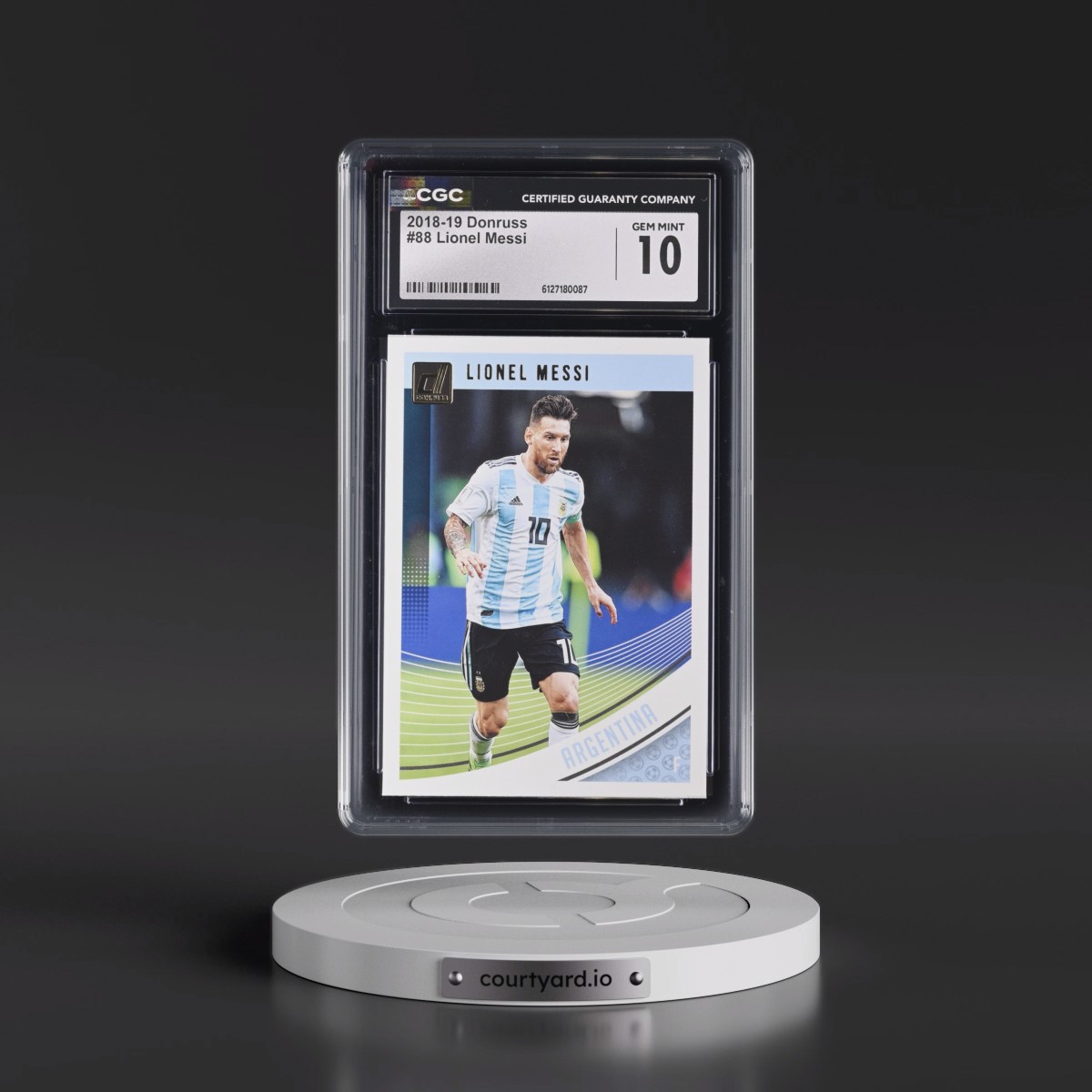 2018 Panini Donruss #88 Lionel Messi (CGC 10 GEM MINT)