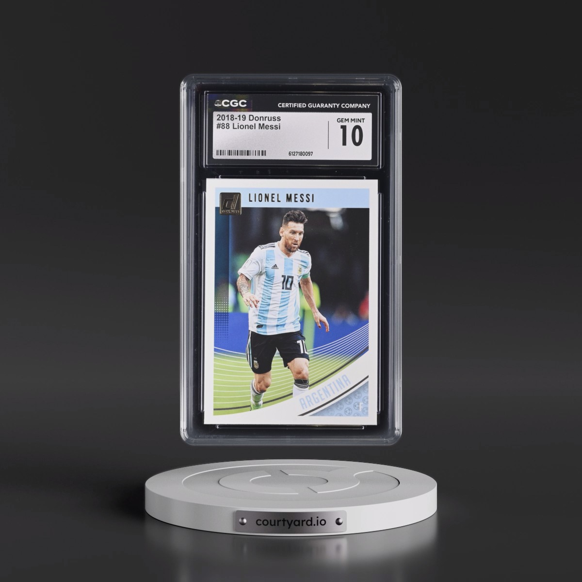 2018 Panini Donruss #88 Lionel Messi (CGC 10 GEM MINT)