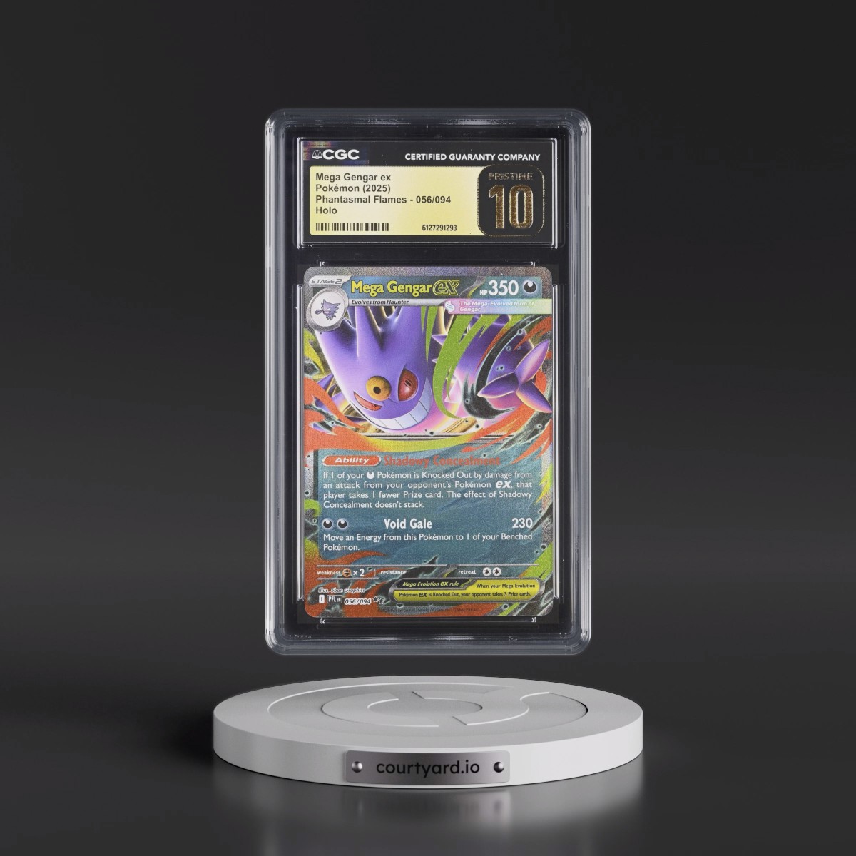 2025 Phantasmal Flames - PFL EN #056/094 Mega Gengar ex - Holo (CGC 10 PRISTINE)