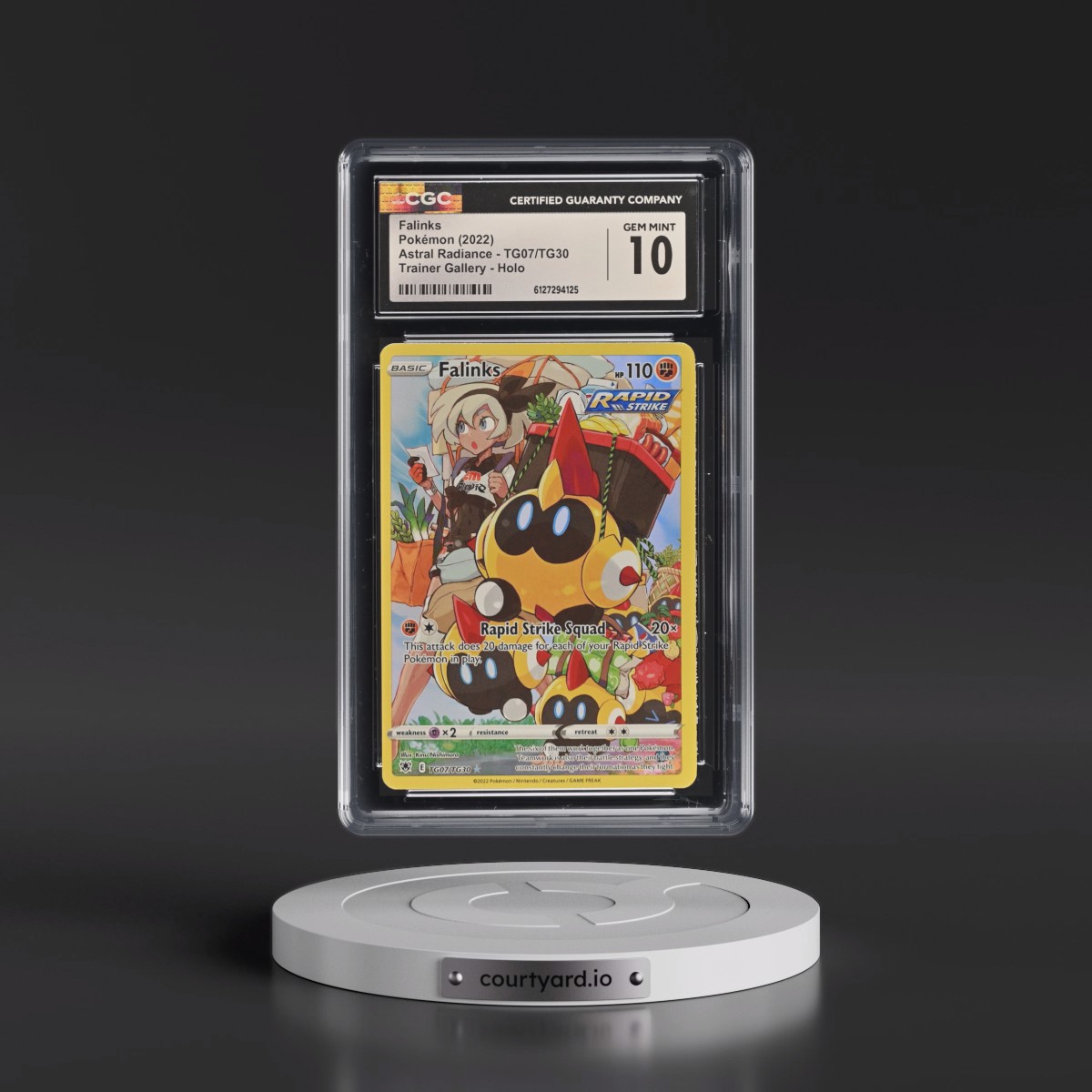 Astral Radiance Falinks - Trainer Gallery Holo #TG07/TG30 CGC 10