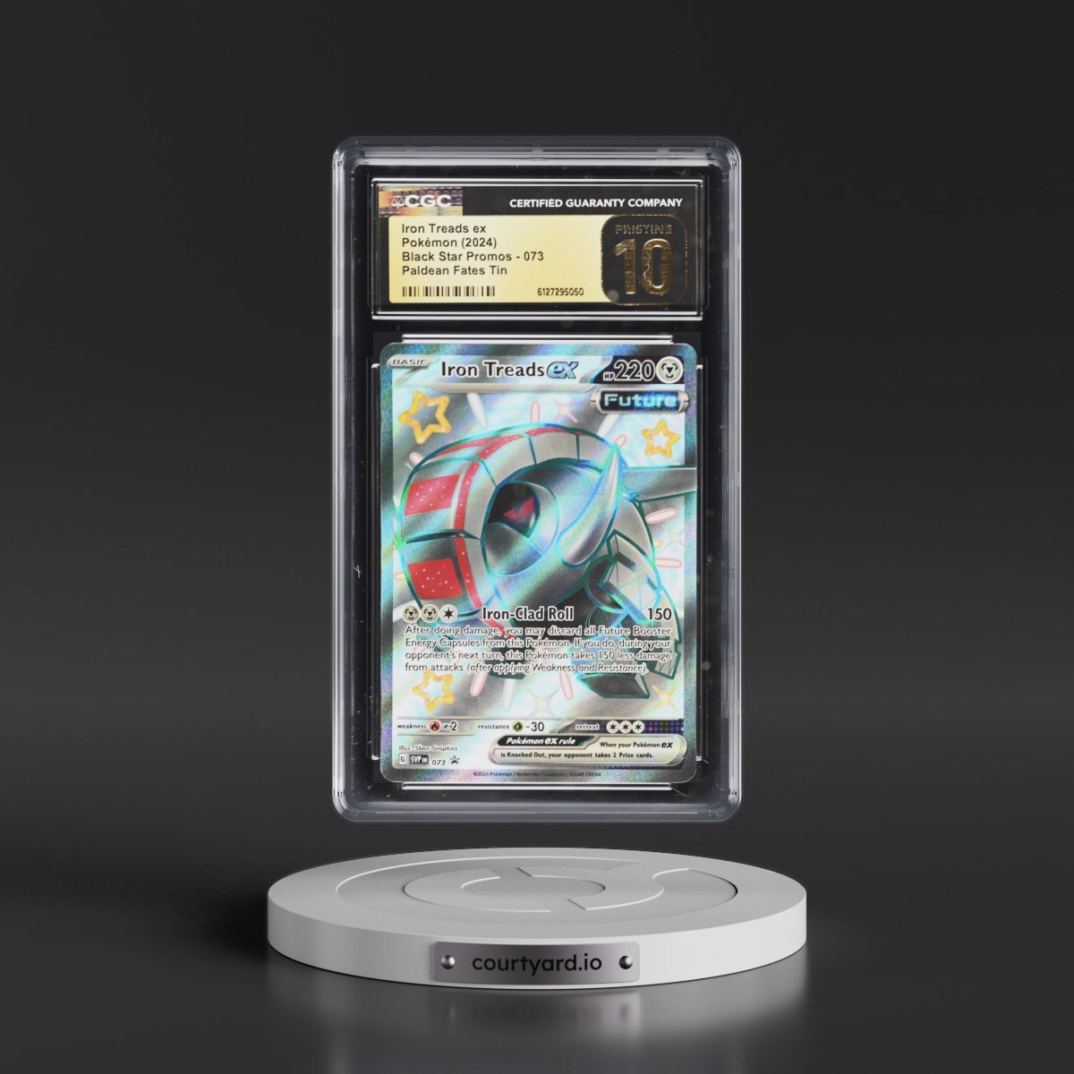 2023 Black Star Promos - Scarlet & Violet SVP EN #073 Iron Treads ex - Paldean Fates Tin (Holo) (CGC 10 PRISTINE)