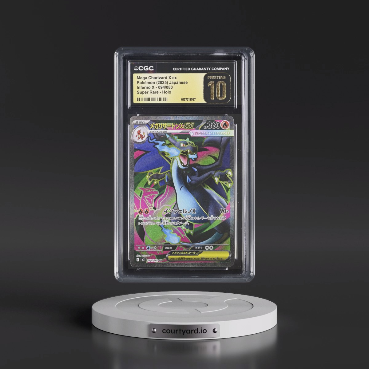 2025 Inferno X - M2 #094/080 Mega Charizard X ex - Super Rare Holo (CGC 10 PRISTINE)