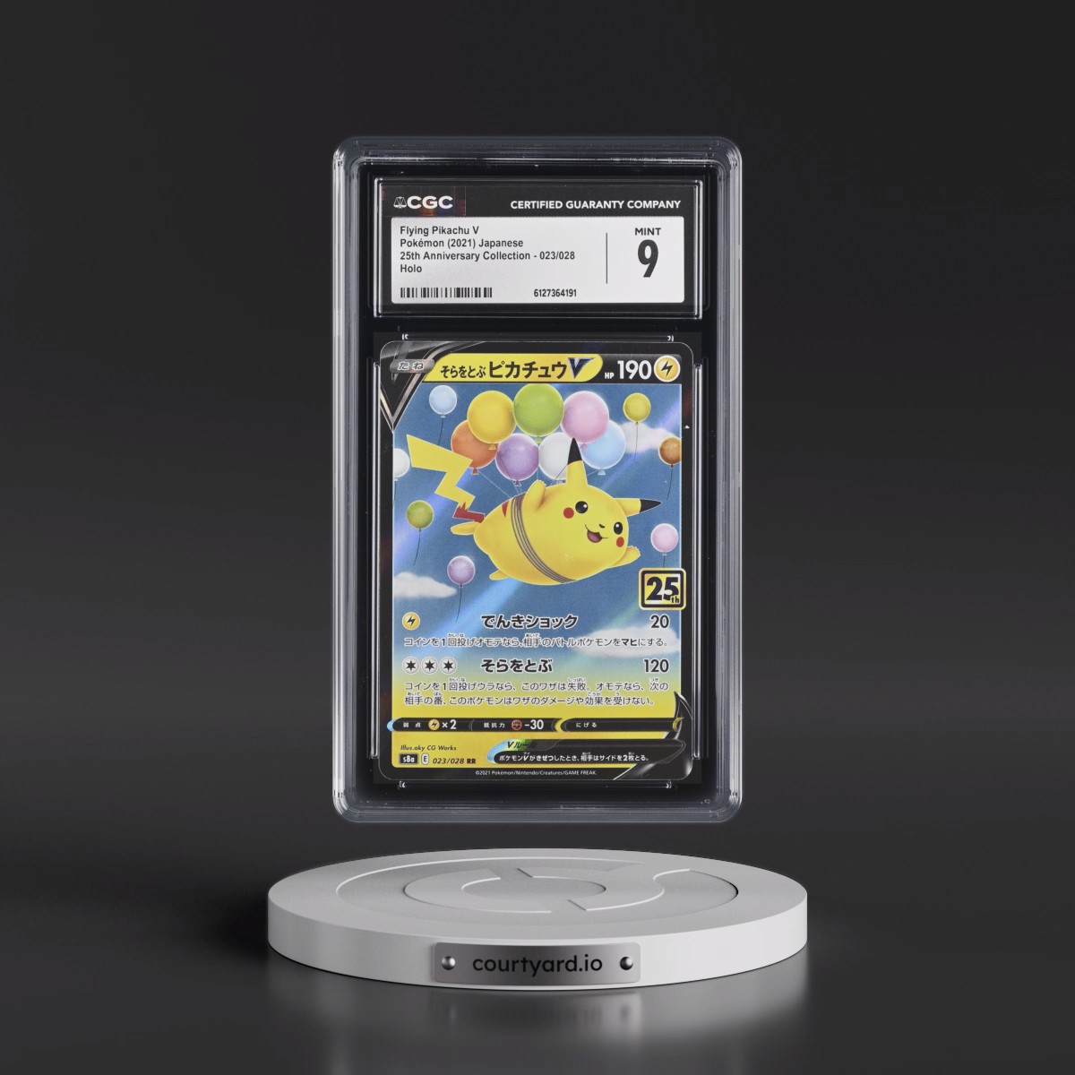 2021 25th Anniversary Collection #023/028 Flying Pikachu V - Holo (CGC 9 MINT)