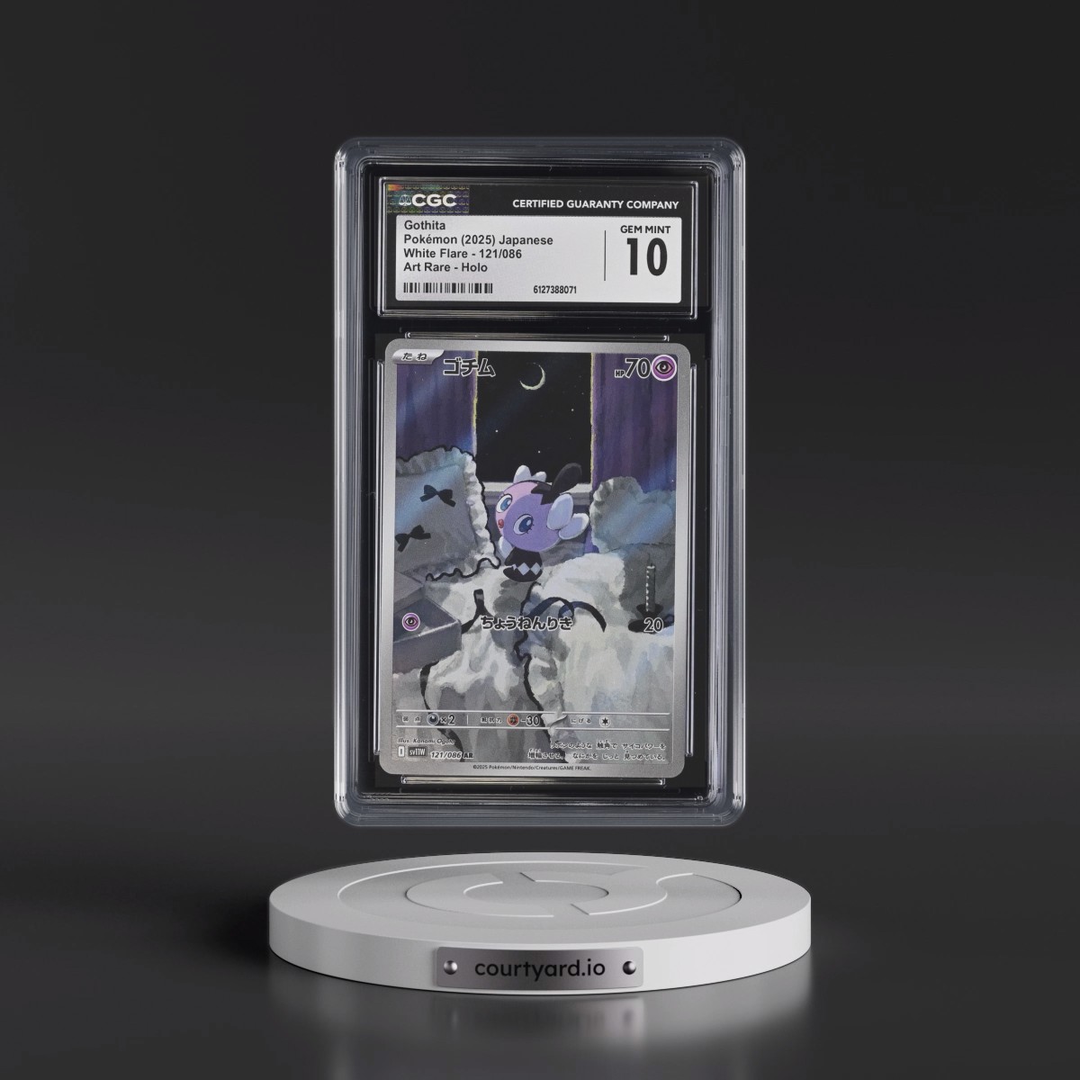 2025 White Flare - sv11W #121/086 Gothita - Art Rare Holo (CGC 10 GEM MINT)