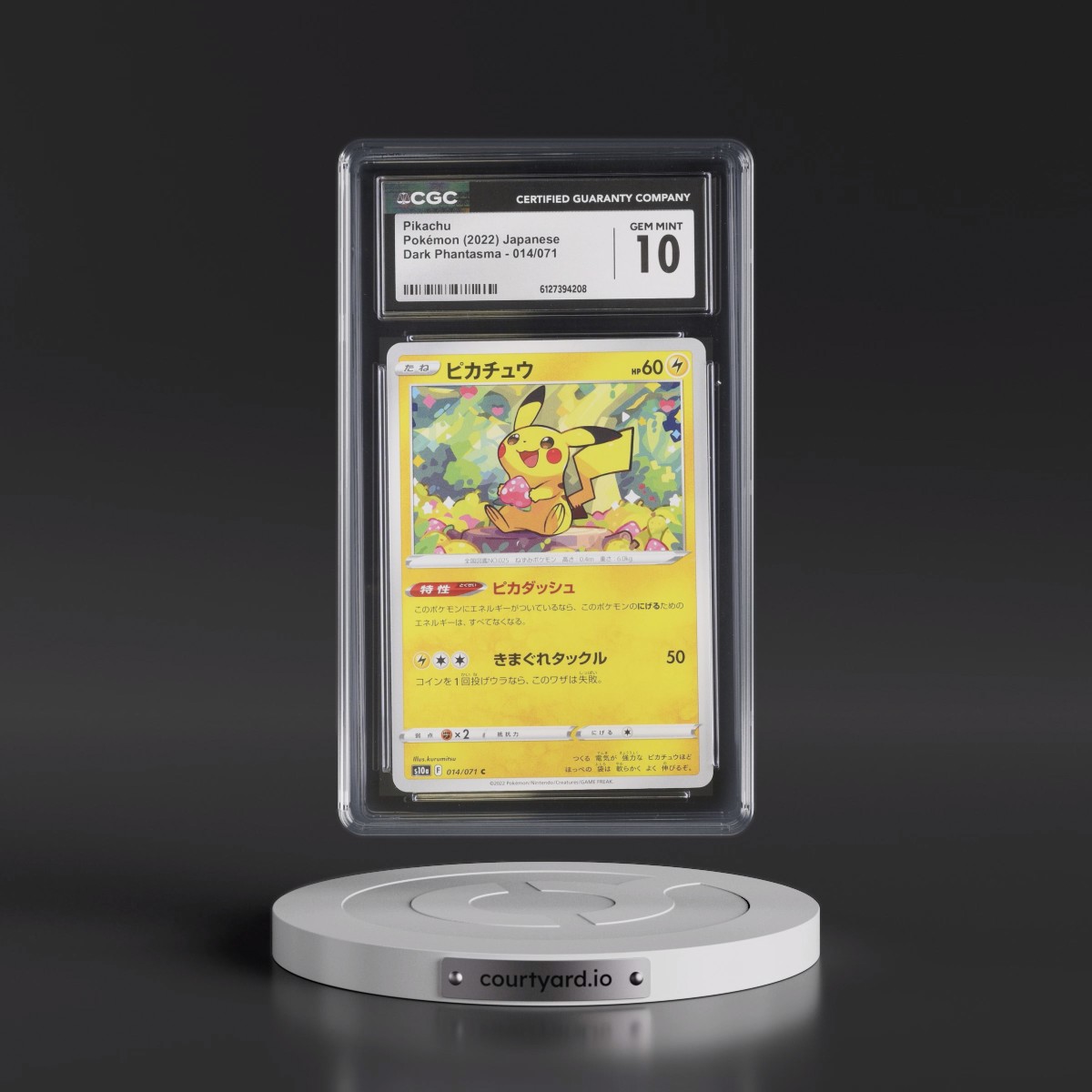 2021 Dark Phantasma #014/071 Pikachu (CGC 10 GEM MINT)