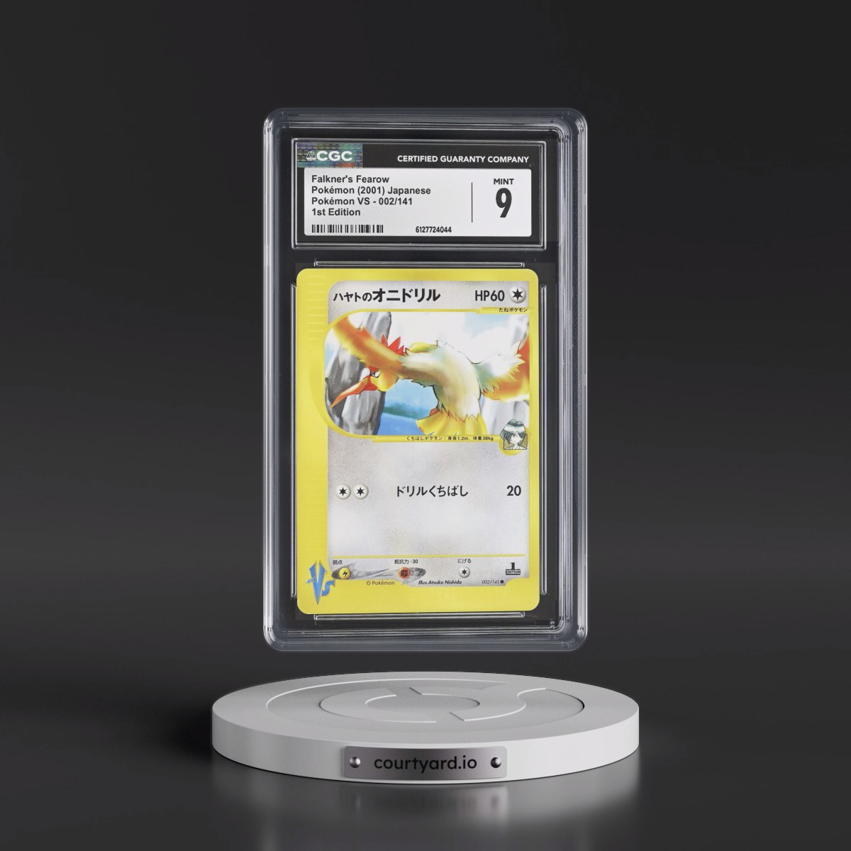 2001 Pokémon VS #002/141 Falkner's Fearow - 1st Edition (CGC 9 MINT)