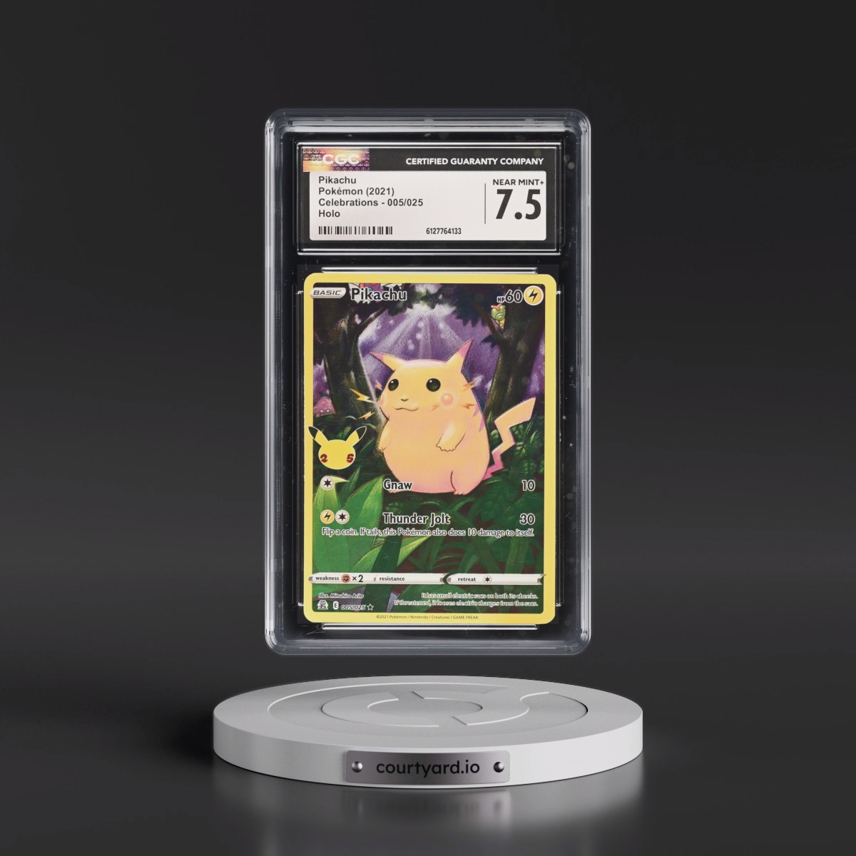 2021 Celebrations #005/025 Pikachu - Holo (CGC 7.5 NM+)