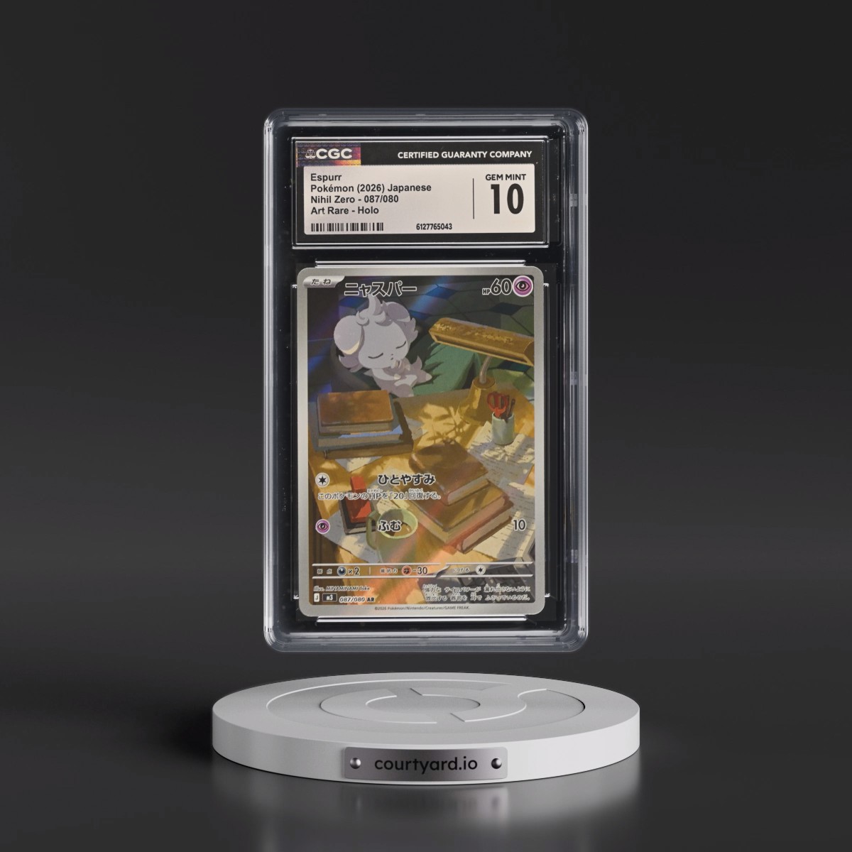 2026 Nihil Zero - M3 #087/080 Espurr - Art Rare Holo (CGC 10 GEM MINT)