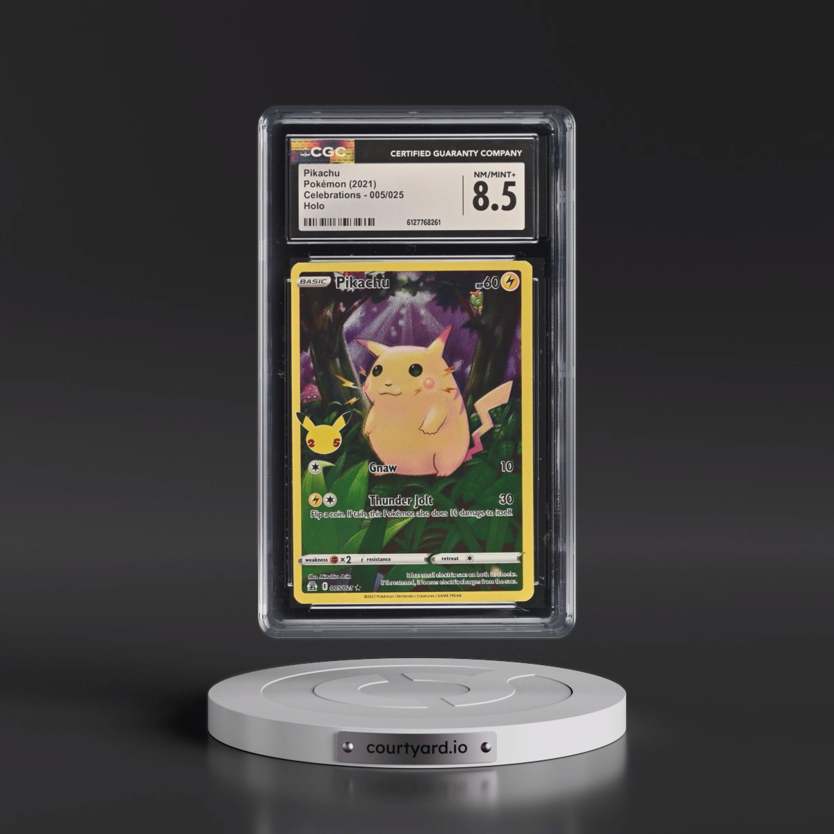 2021 Celebrations #005/025 Pikachu - Holo (CGC 8.5 NM-MT+)