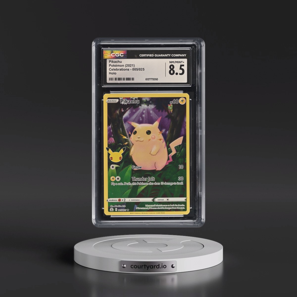2021 Celebrations #005/025 Pikachu - Holo (CGC 8.5 NM-MT+)